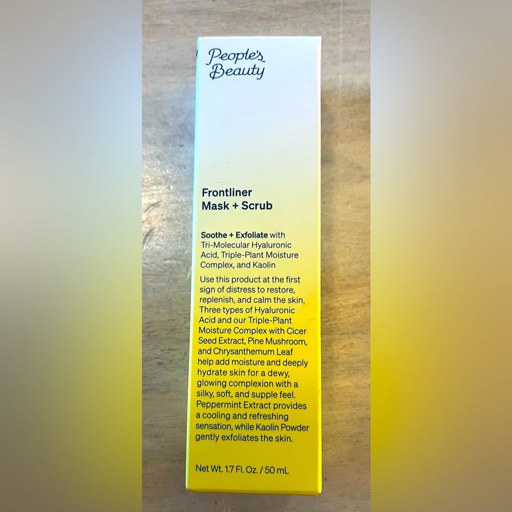 People’s Beauty Frontliner Mask + Scrub